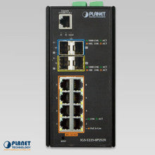 Planet IGS-5225-8P2S2X Industrial L2+ 8-Port Gigabit PoE Managed Ethernet Switch