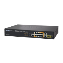ACTi PPSW-0101 PLANET GS-4210-8P2T2S 8-Port Gigabit 802.3at Managed PoE Switch (PoE Budget 240W