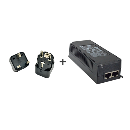 ACTi PPOE-0103 High PoE Injector, Single-port, 60W Gigabit Midspan, 4-Pairs, 802.3at Compliant