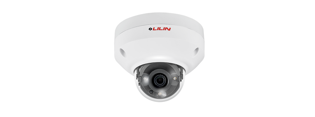 Lilin P6R6382E2 Outdoor Dome, 4K H.265, 2.8mm, 30FPS, 0.09 Lux Day/Night
