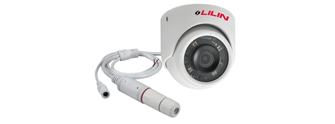 Lilin P2R6822E4 Outdoor Fixed Lens Mini Turret, 2MP H.265 60FPS/1080p