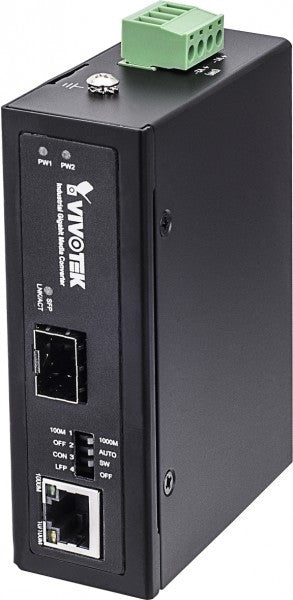 Vivotek AW-IHS-0203 Industrial Gigabit Media Converter SFP