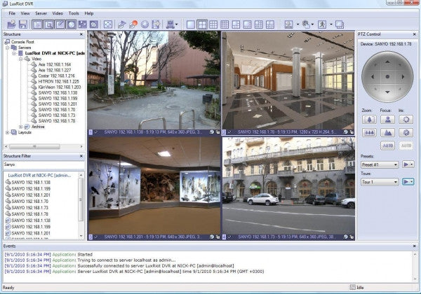Luxriot VMS Software screenshot 5