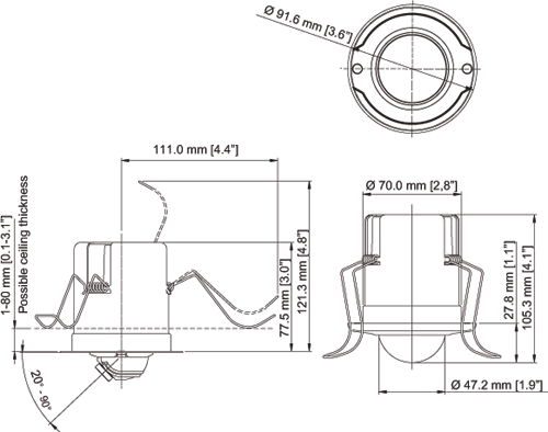 AXIS M3014 (0285-001) Fixed Dome Network Camera