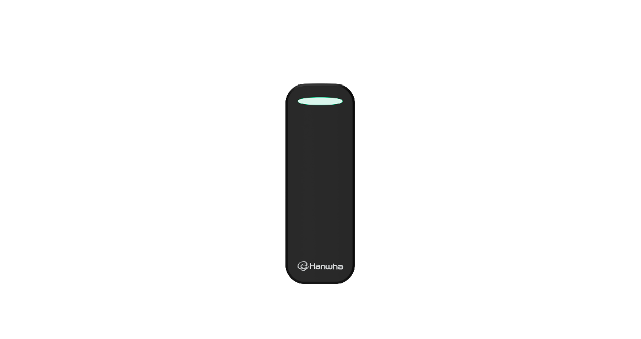 Hanwha NOD-AX10S Mullion Mount Credential Reader