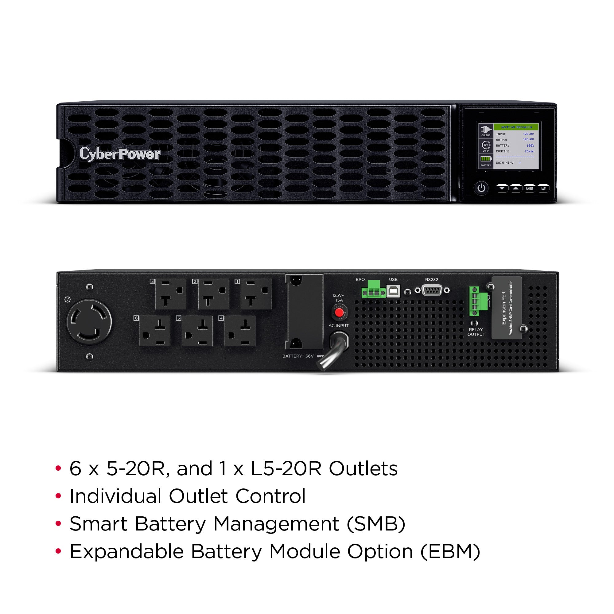 CyberPower OL2K2RTHD Smart App Online UPS