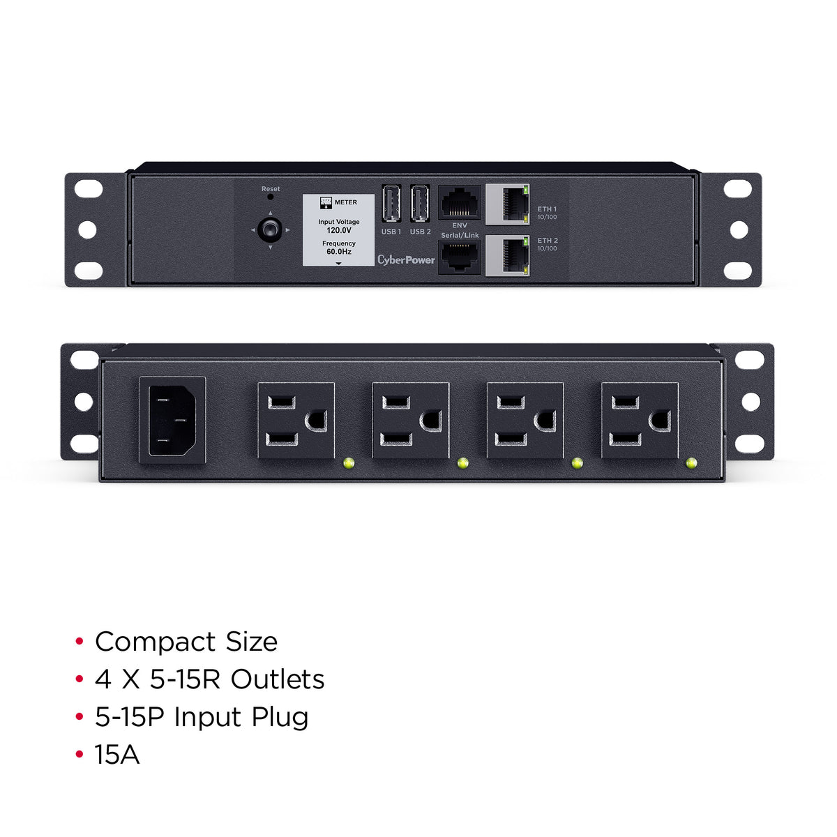 CyberPower PDU42011 4-outlet, compact switched power distribution unit (PDU)