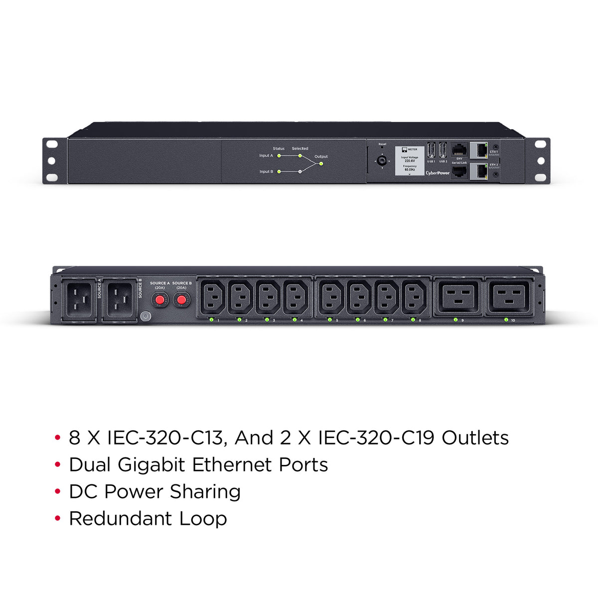 CyberPower PDU44005G Switched ATS