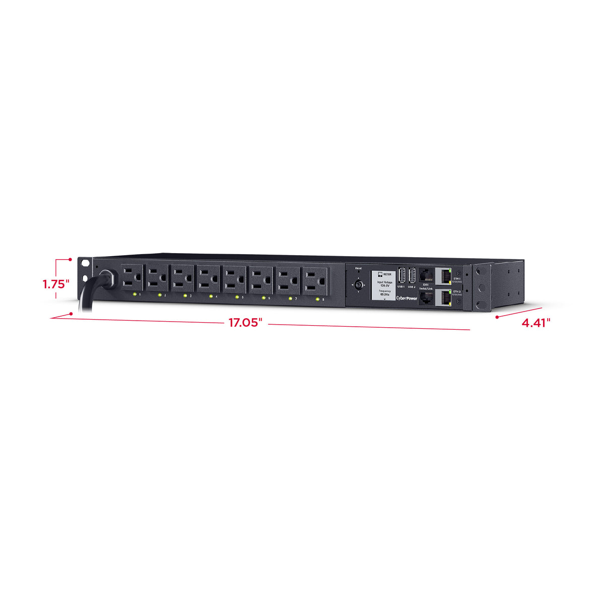 CyberPower PDU81001G Switched Metered-by-Outlet