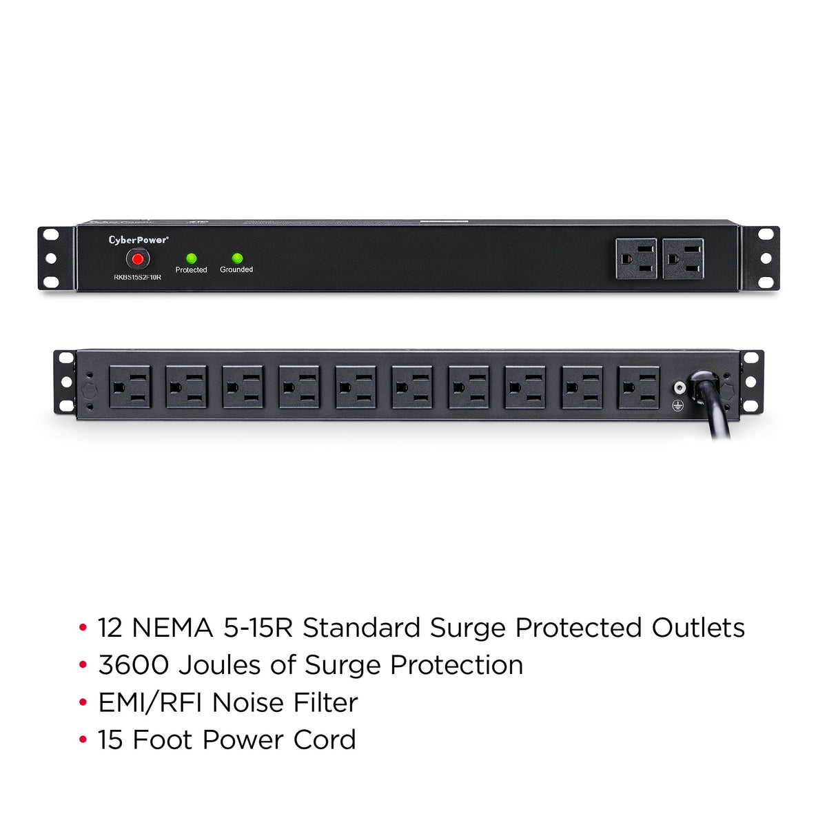 CyberPower RKBS15S2F10R Rackbar Surge