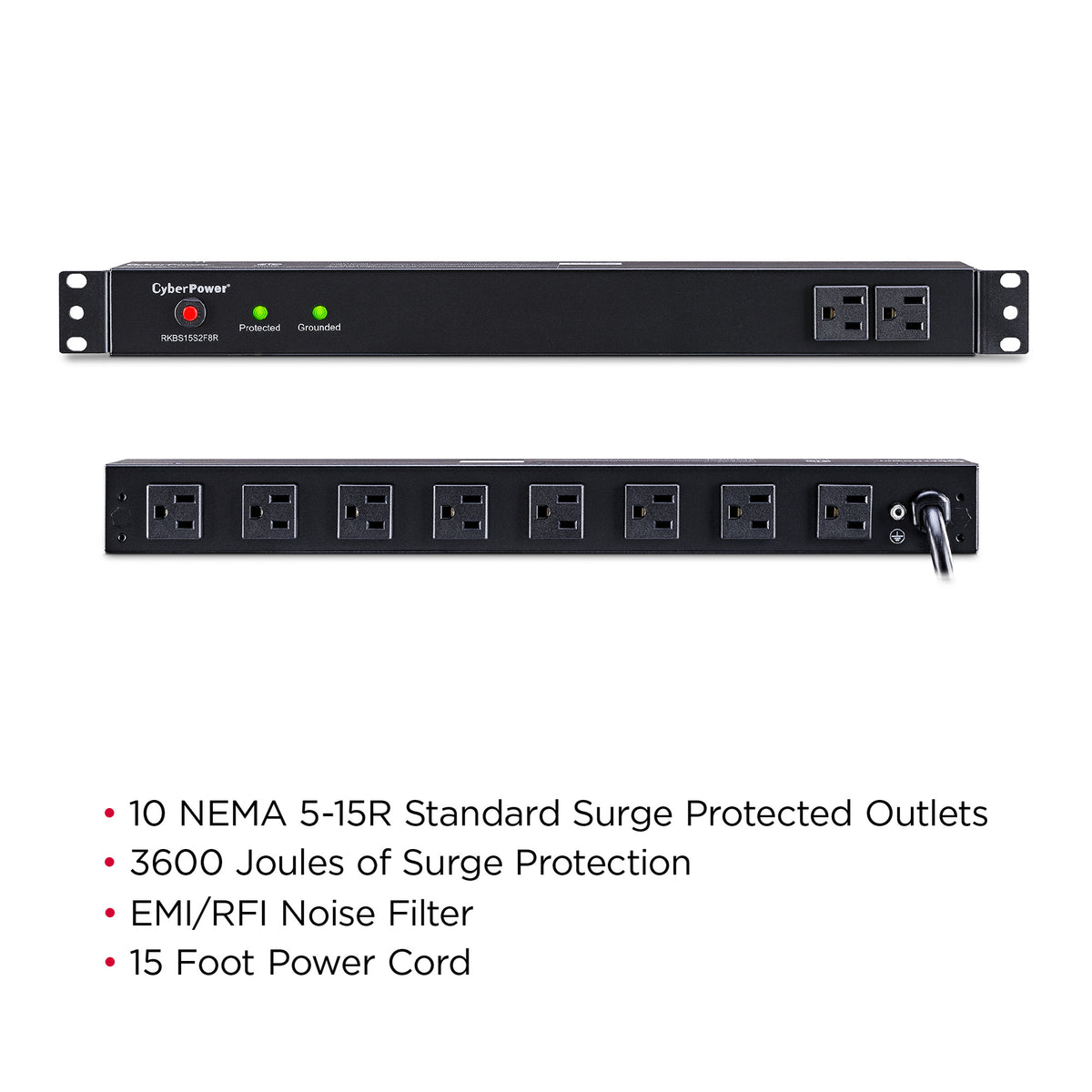 CyberPower RKBS15S2F8R Rackbar Surge