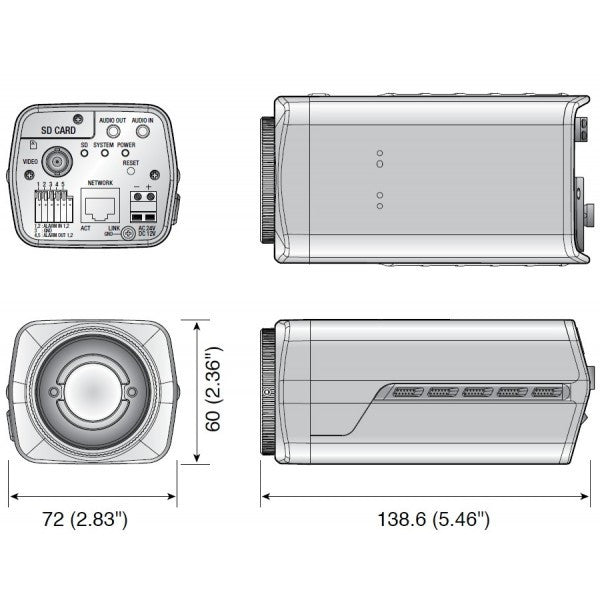 Samsung SNB-5000 1.3 Megapixel Full HD Network Camera