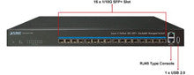 Planet SGS-6340-16XR Layer 3 16-Port 10GBASE-SR/LR SFP+ Stackable Managed Switch (100~240V AC, -48~-60V DC)