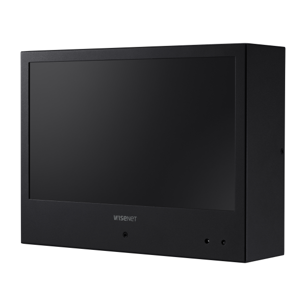 Hanwha SMT-1030PV 10″ PoE+ Public View Monitor (Black) With 2 Megapixel Camera