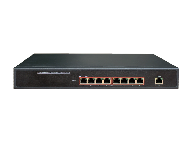 Hanwha SWT-P-81-240 8 Port PoE+ Switch