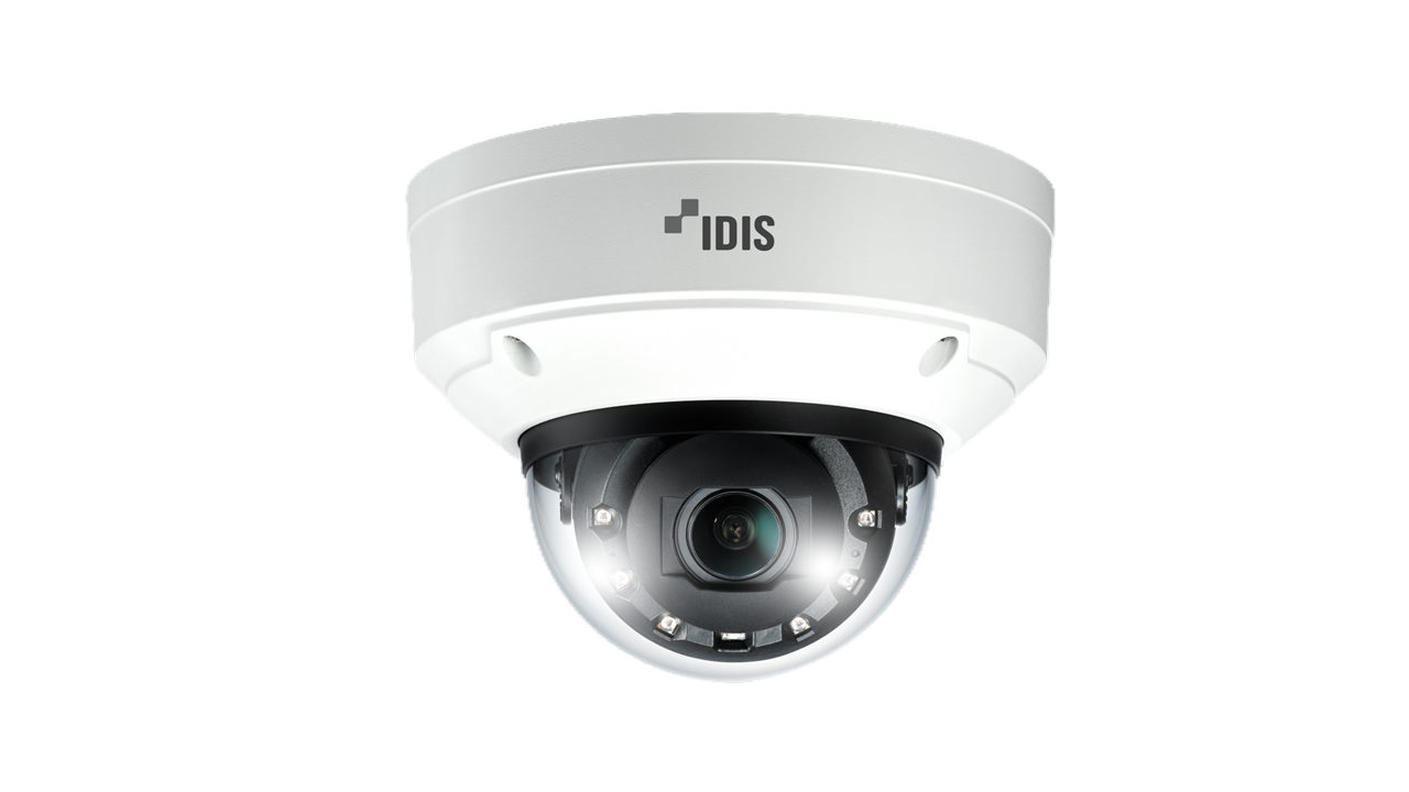 IDIS DC-D6631WRA H.265 6M Edge Plus AI Dome Camera (LightMaster NIR) 4.3 ~ 9.8mm, IR (6ea) 60m / 196.9 ft, FIPS 140-3 Level 3,PoE IEEE 802.3af(Class 3)