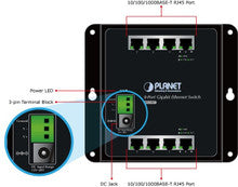 Planet WGS-803 Industrial 8-Port Gigabit Wall-mount Switch