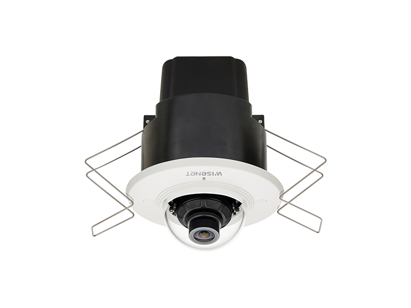 Hanwha XND-8020F 5MP Indoor Flush Mount Compact Dome Camera