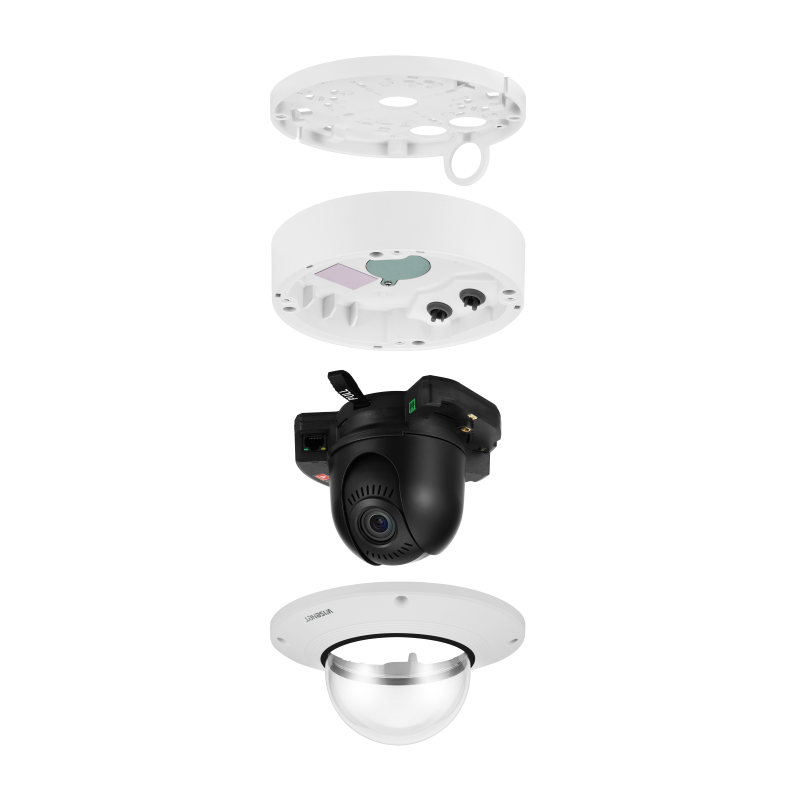 Hanwha XND-8083RV 6MP IR Indoor Vandal Dome AI Camera